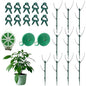 10 Pack Stackable Plant Support Stakes, Adjustable Moss Pole