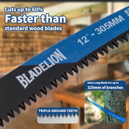 12 Inch Japanese Teeth Reciprocating Saw Blades 3-Piece - size: 12Inch-3PC