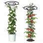 Trellis for Climbing Plants Outdoor, 72“Mushroom Top Trellis(2 Pack) - size: 2 pack(Square)