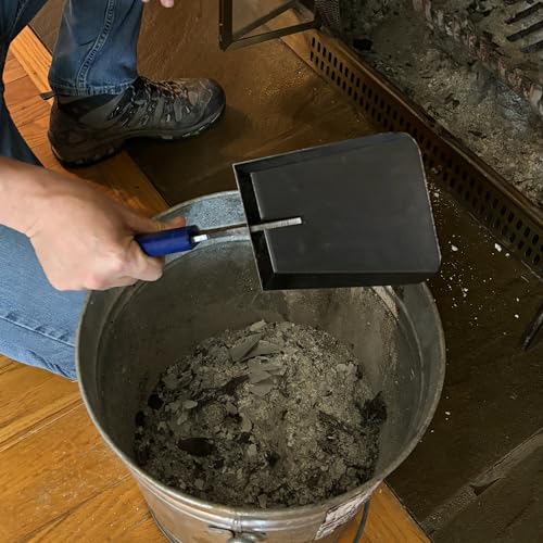 15in Fireplace Ash Shovel Solid Iron Gardening Shovel - size: 15 inches Medium