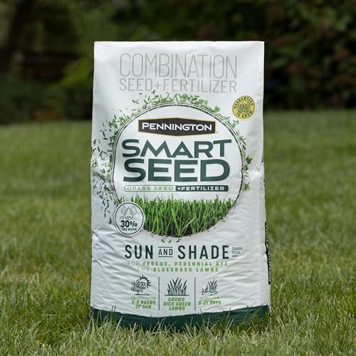 Pennington Smart Seed Sun and Shade Mix North Grass Seed, 20 lb - size: Sun & Shade North,20lb