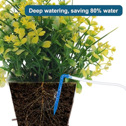 Automatic Plant Waterer Replacement Kit for 15 Potted Plants, Accessories Expansion Set for Auto Drip Irrigation Programmable Self Watering Timer Devices - size: Pack of 4