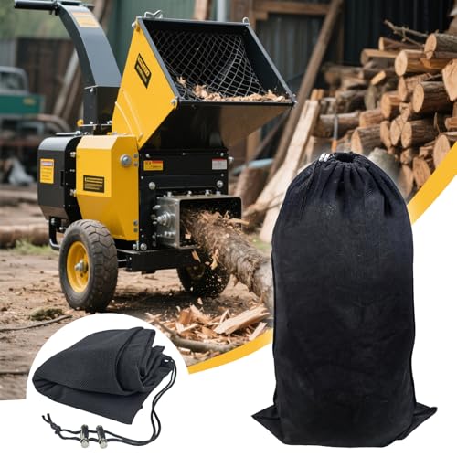 Wood Chipper Bag Collection for Craftsman Electric Shredder Mulcher, Universal 24x48 Leaf Mulcher Collection Bag Fits Most Brand - size: 1-PACK