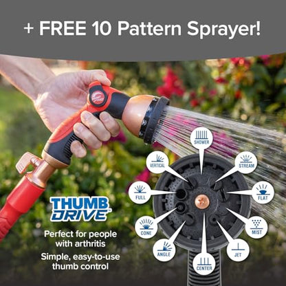 Pocket Hose Ballistic 75 FT Expandable Garden Hose, No-Kink, As Seen on TV - size: 75 FT