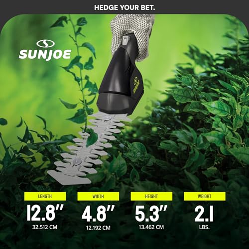 Sun Joe 2-in-1 Cordless 7.2V Handheld Grass Shear & Hedge Trimmer, HJ604C
