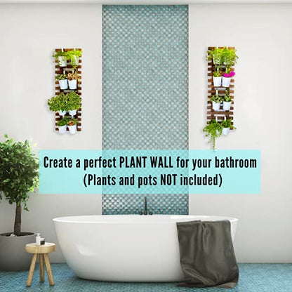 ShopLaLa Wall Planter (90cm, 2 Pack) Hanging Planters for Indoor Plants - size: 90cm (35.4") x 2