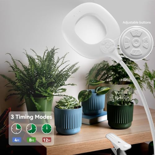 2 Packs Plant Lights for Indoor Growing, Clip on Grow Light - size: 2 Pack