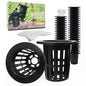 100 Pack 2 inch Net Pots Hydroponics Supplies Cups