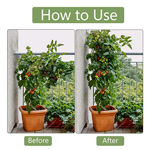 Garden Stakes, 57 Inch (Approx 5Ft) Steel Plant Tomato Stakes, 25 Pack - size: 57 inch
