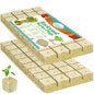 Legigo 1.2 Inch Rockwool Cubes Seed Starter Plugs for Hydroponics, 72 Plugs - color: 2 Sheet, size: 1.2" Plugs