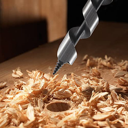 Muretnze 9/16 Inch x 12 Inch Long Auger Drill Bit for Wood - size: 9/16 Inch Diameter x 12 Inch Length