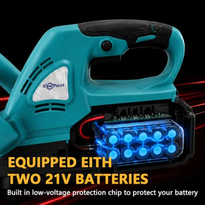 21V Cordless Hedge Trimmer 22" - color: BLUE