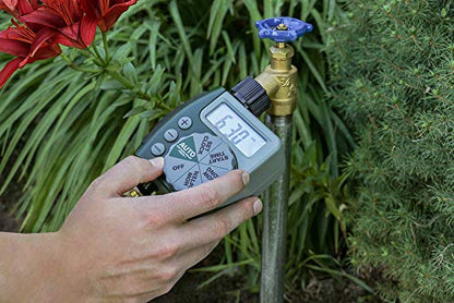 Orbit 61014 Automatic Garden Box Irrigation System - Complete 64 Sq Ft Coverage Kit with Digital Hose Timer & Quick-Connects - style: Traditional Timer