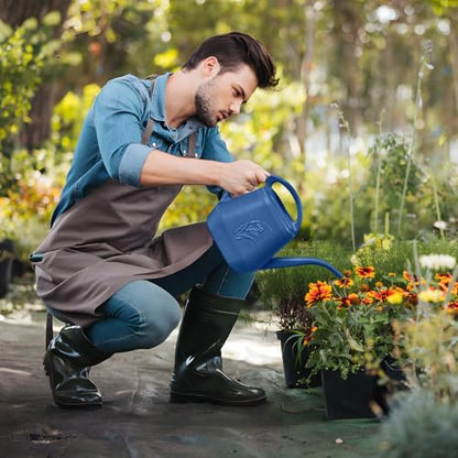 Plastic Watering Can Grip -1/2 Gallon - Blue - color: Blue