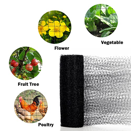POYEE Bird Netting, 13x50FT Heavy Duty Garden Netting - size: 13 x 50 FT