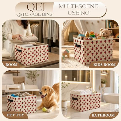 Cute Ladybug Storage Basket Bin - color: Zoon Ladybug yell