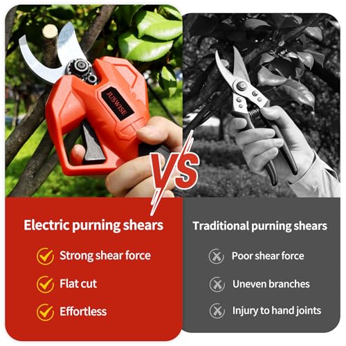 Electric Pruning Shears for Gardening 2.0"(50mm) Cutting Diameter