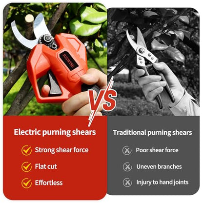 Electric Pruning Shears for Gardening 2.0"(50mm) Cutting Diameter