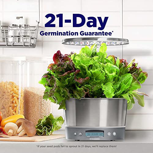 AeroGarden Harvest Elite 360, White Stainless - color: White
