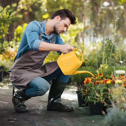 Plant Watering Can - 1/2 Gallon - Orange - color: Orange