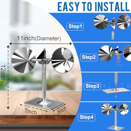 4 Pack Bird Scare Reflective Device, Bird Reflector Wind Spinners Outdoor - color: Value 4-pack- Silver
