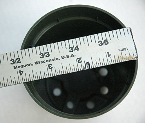 Dillen 4 Inch Standard Plastic Pots for Plants, Cutting, and Seedlings - 30 Pack