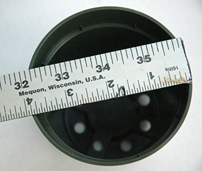 Dillen 4 Inch Standard Plastic Pots for Plants, Cutting, and Seedlings - 30 Pack