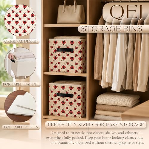 Cute Ladybug Storage Basket Bin - color: Zoon Ladybug yell