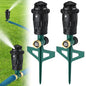 Acostop Adjustable Spray Coverage Sprinklers for Yard, 2 Pack