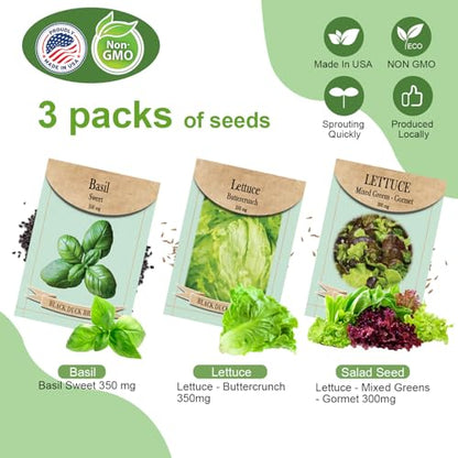 58pcs Hydroponics Pods Kit with Seeds Compatible with AeroGarden