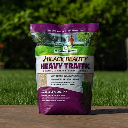 Jonathan Green Black Beauty Heavy Traffic Grass Seed - 25 lb - size: 25 lb