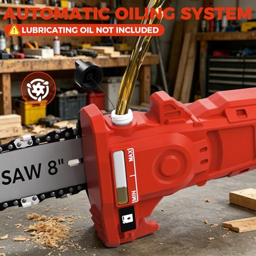SHOHO Cordless Pole Saw Compatible with Milwaukee M18 Battery (Tool Only)
