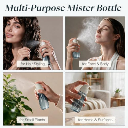 Yolaist 2 Pack Travel Spray Bottle 3.4oz, Fine Mist Sprayer- Light Gray - color: Light Gray