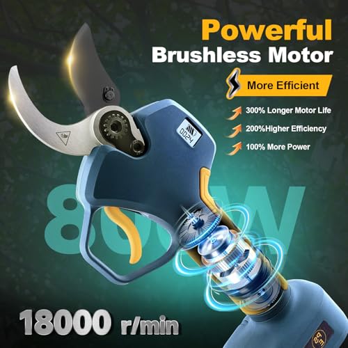 40mm 1.6inch Cordless Electric Pruning Shears for Orchard Pruning - style: PR-E40