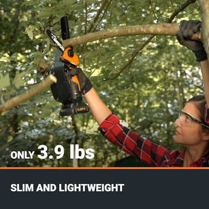 WORX WG324.9 20V Power Share 5” Cordless Pruning Saw, Bare Tool Only, Black and Orange - style: 5" 22 ft/s Pruning Saw Tool Only