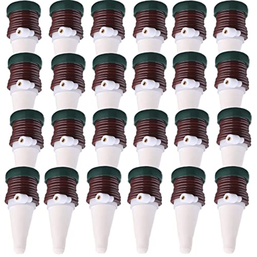 24 Pack Hestya Automatic Plant Self Watering Stakes for Outdoor