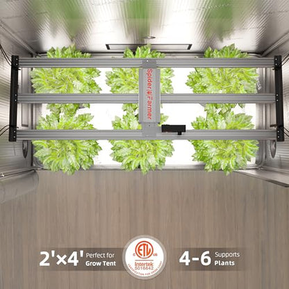 Spider Farmer G4500 LED Grow Light 320W for 2x4 Grow Tents, App‑Controlled - size: 2X4 Coverage, 320W