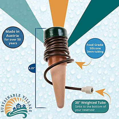Blumat Classic XL Self-Water Stakes for Indoor Plants - 6 Pack - for Indoor - size: 6 Pack