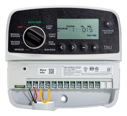Rain Bird TRU6I Program-Based Indoor Irrigation Controller/Timer, WiFi Ready, 6-Zone/Station - style: Indoor