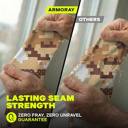 ARMORAY Arm Sleeves for Men UV Protection Cooling SPF 50 Sun Sleeves Sports - color: Sand Camo