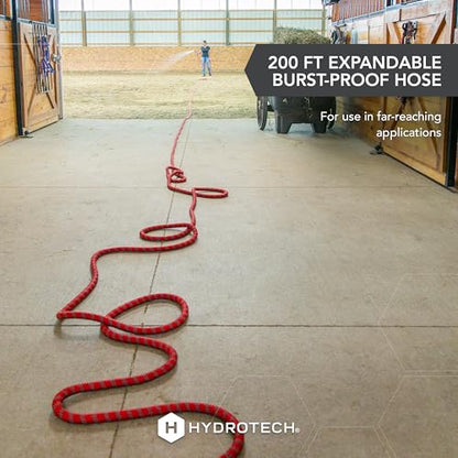 HydroTech Pro Series 200 ft Max Flow Garden Hose, 3/4 in Diameter - size: 200 Feet