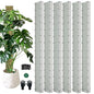 60" Metal Moss Pole, D Shape Sphagnum Moss Pole, Moss Poles for Climbing Plants, Monstera, Indoor Climbing Plants (6Pcs 60") - style: 6Pcs 60"