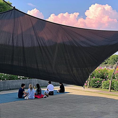 winemana 8x10 FT Black Shade Cloth, Mesh Tarp for Garden Greenhouse Patio - size: 40%-8 FT x 10 FT