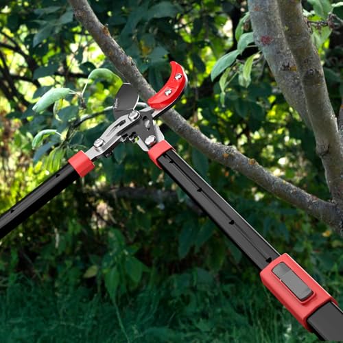 Extendable Loppers, SK5 Teflon-Coated Blades, Gear Drive