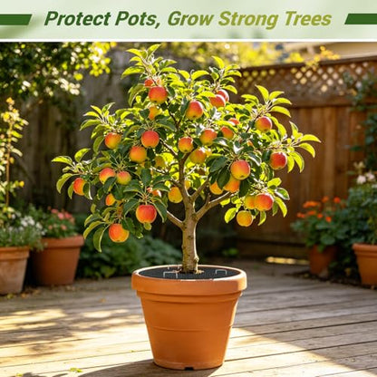 15.7" x 118" Black Plant Pot Grid Set, Pot Soil Cover Protectors - color: BLACK-15.7" x 118"