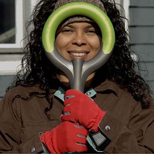 Radius Garden 202 PRO Ergonomic Stainless Steel Shovel, Original Green - style: Round Point Shovel