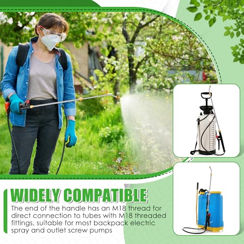 Enhon Extendable Sprayer Wand with Adjustable Nozzle, Filter & PVC Hose - size: 11.4 In