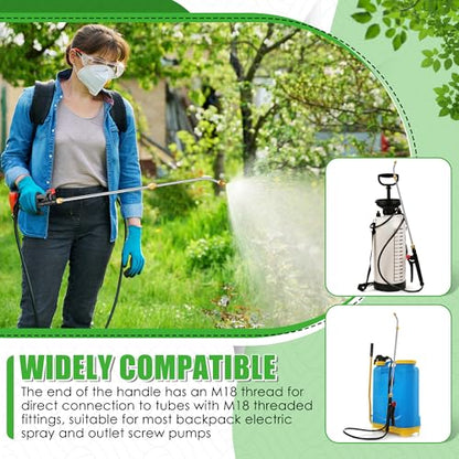 Enhon Extendable Sprayer Wand with Adjustable Nozzle, Filter & PVC Hose - size: 11.4 In