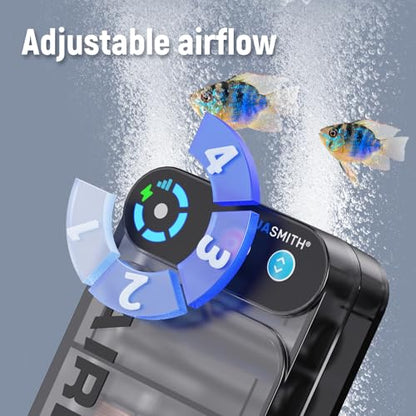 Live Bait Aerator,Ultra-long Battery Life,Rechargeable Air Pump - size: Medium