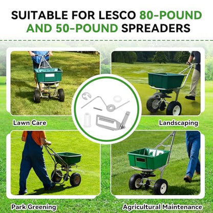 Fertilizer Spreader Agitator Kit for Lesco 80/50lb Push Spreader Spreader